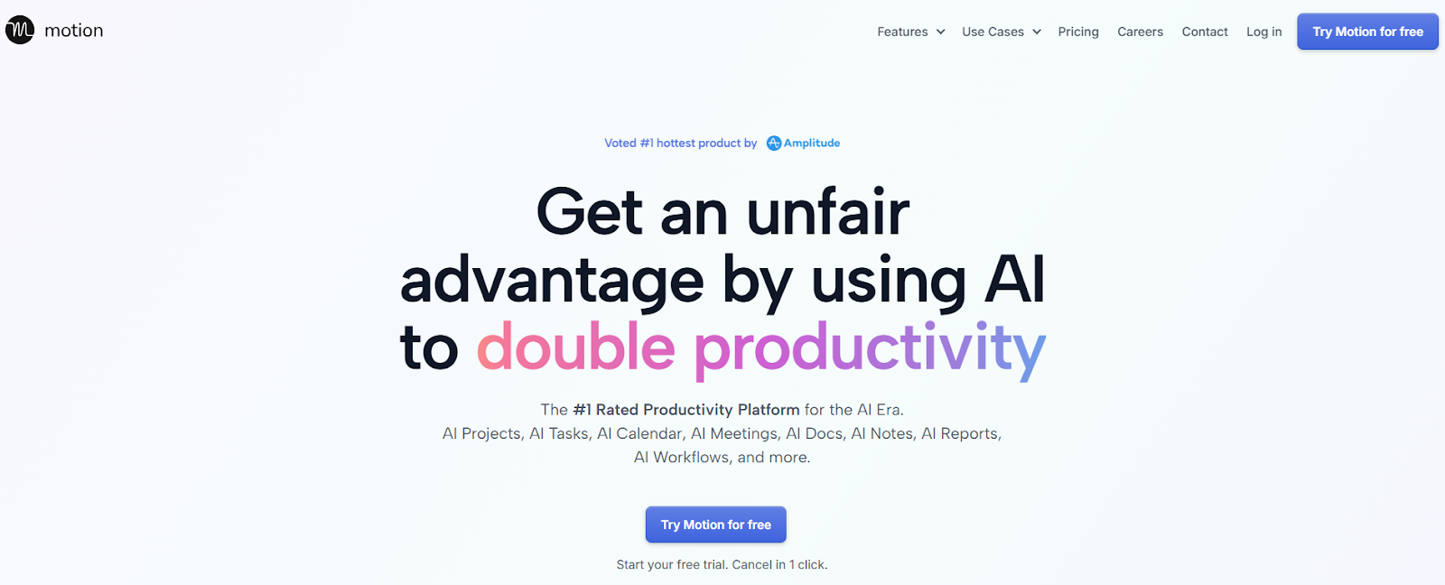 Motion - Auto-Adjusts Your Daily Plan