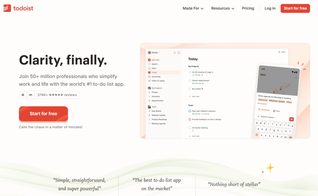 Todoist - AI To-Do Lists Made Smarter