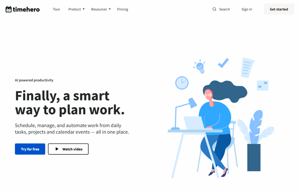 TimeHero - Smart Task Planning Too